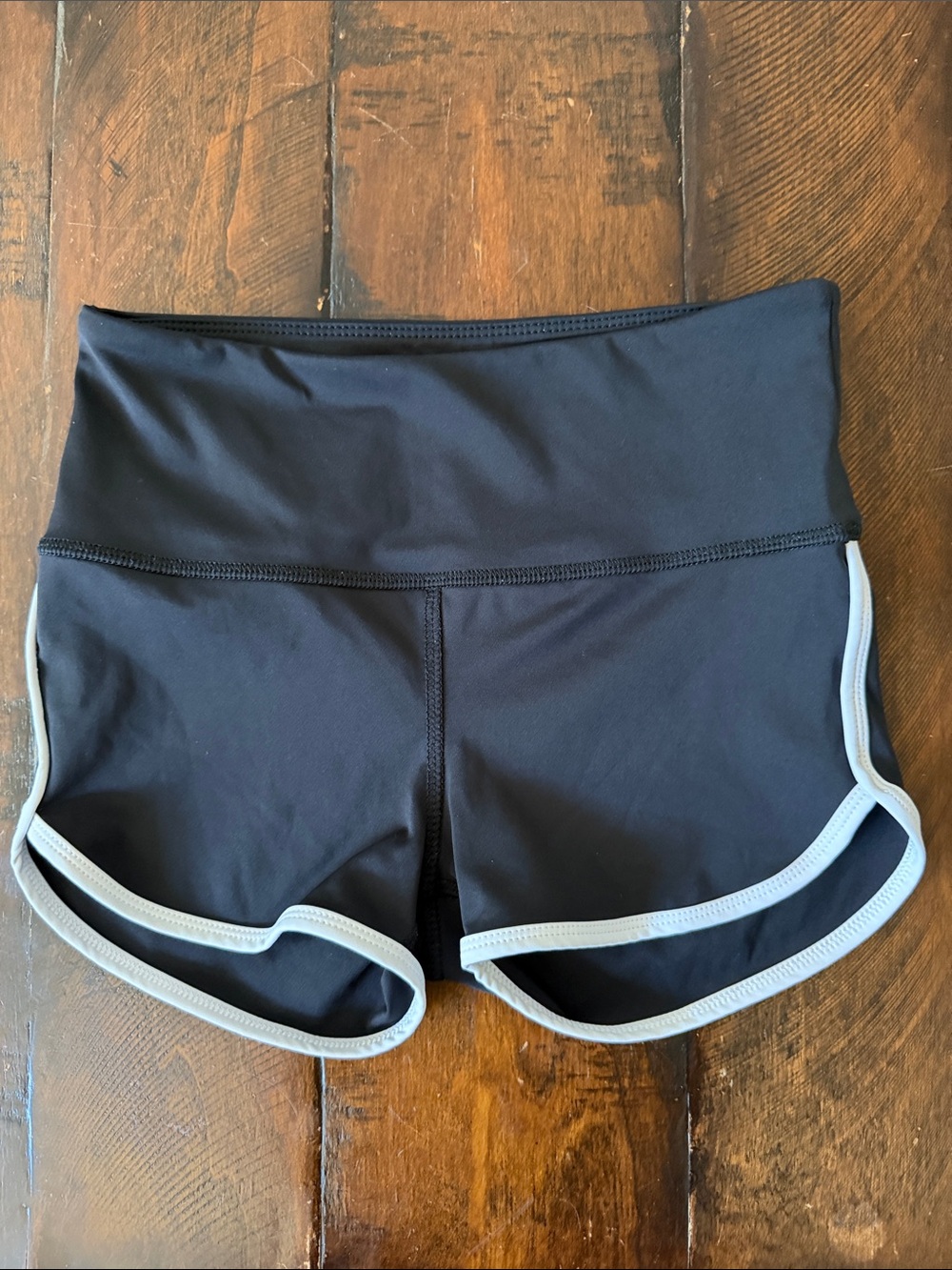 Tiger Friday - High-Rise Black Athletic Shorts